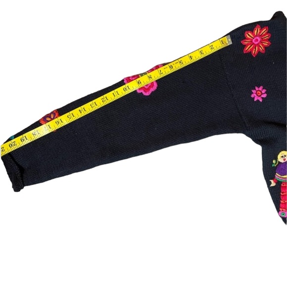 EUC KnittinG Needles Vintage Embellished Cardigan Sweater (SWV-DUC) - Picture 5 of 9